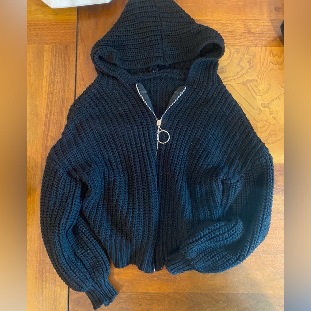 Chunky cropped sweater